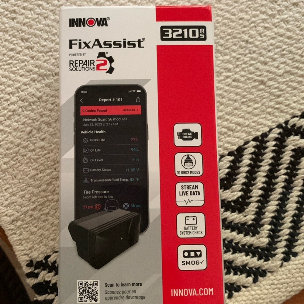 Innova Fix Assist engine code scanner